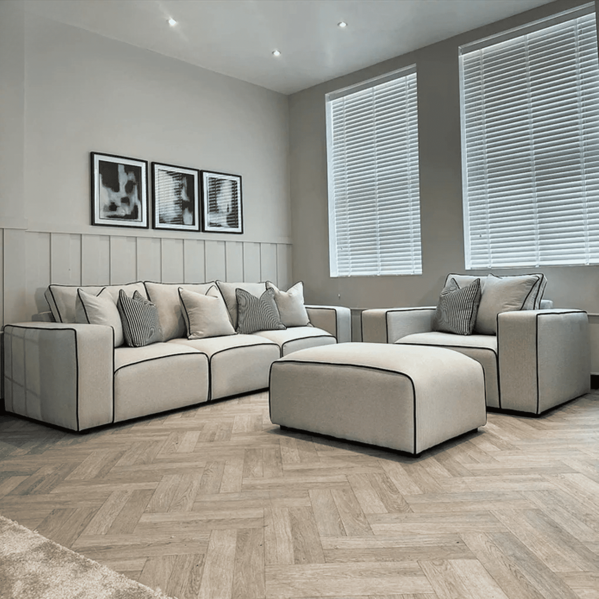 Borios 3+2 Sofa Set – Modern & Comfortable Living Room Set - Comfy Creations