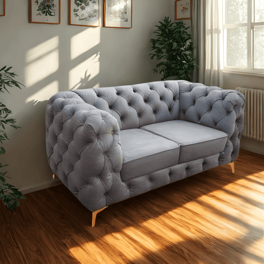 luxury Chesterfield 2-seater sofa- Comfy Creations