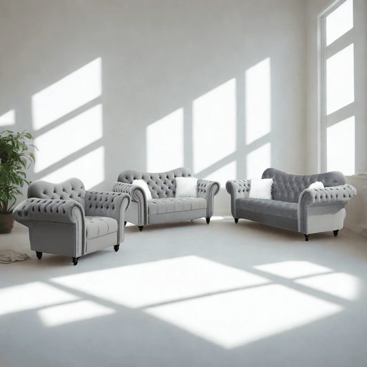 Premium modern luxury sofa set, modern sofa uk, light grey sofa, grey living room sofa, elegance sofa design, elegance luxe sofa, comfy creations